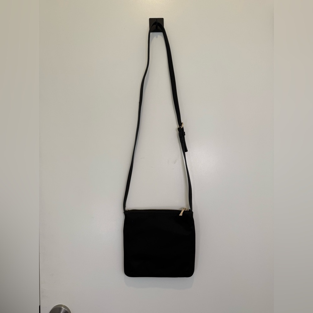 Kate Spade Black Nylon Leather On Purpose Swingpack Adjustable Crossbody Purse - Picture 4 of 8